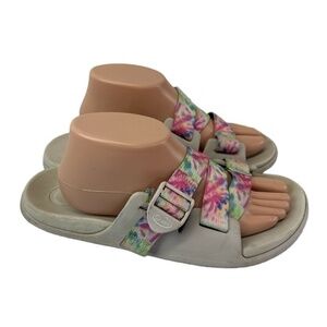 Chaco Women's Size 10 Tie-Dye Chillos Slide Sandals Arch Support EVA‎